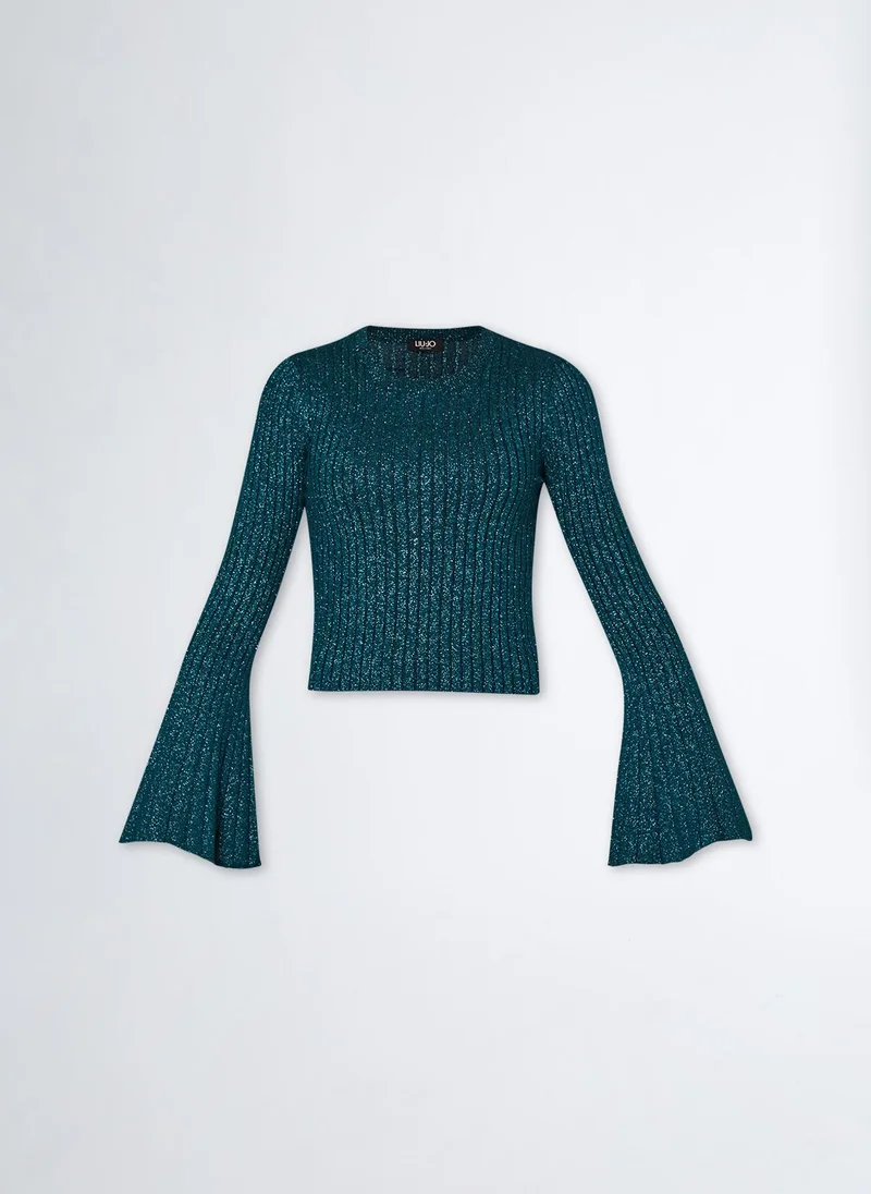 Liu Jo Ribbed lurex® jumper