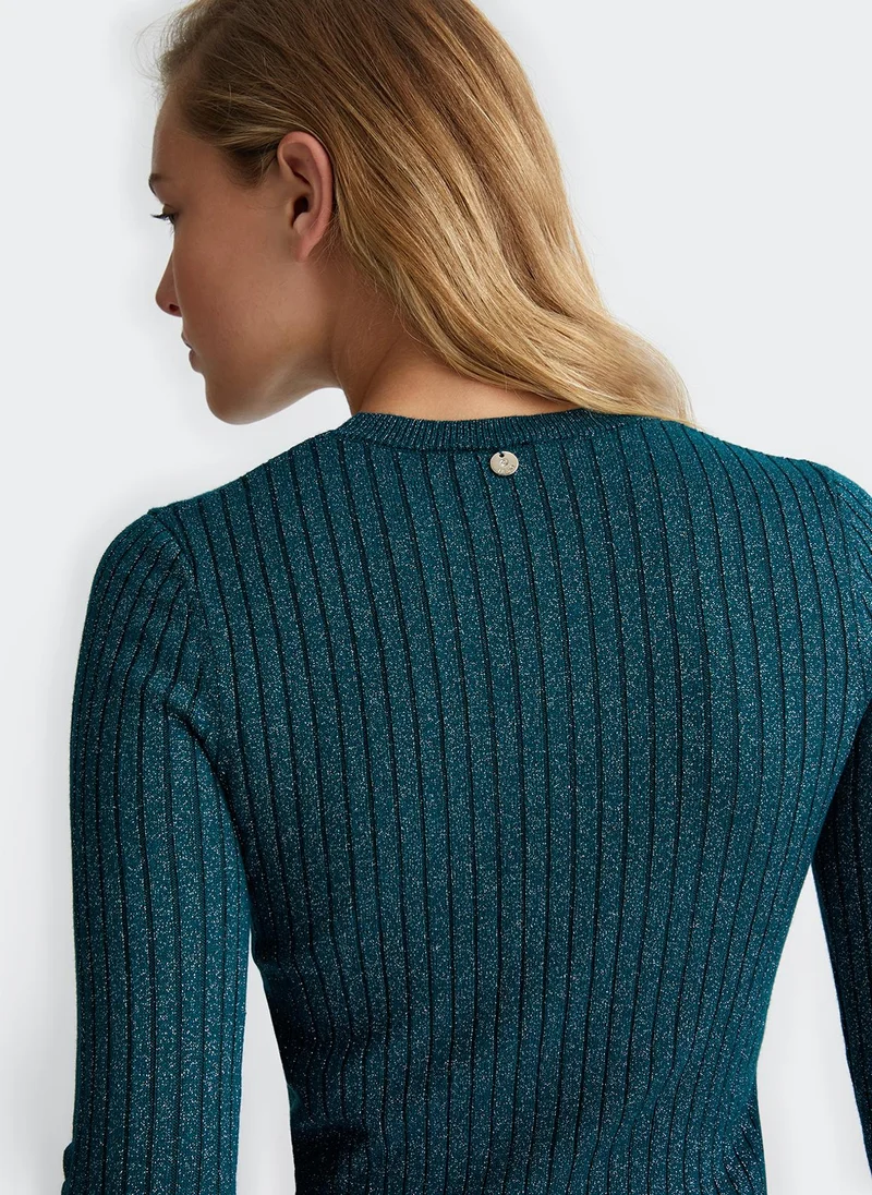 Liu Jo Ribbed lurex® jumper