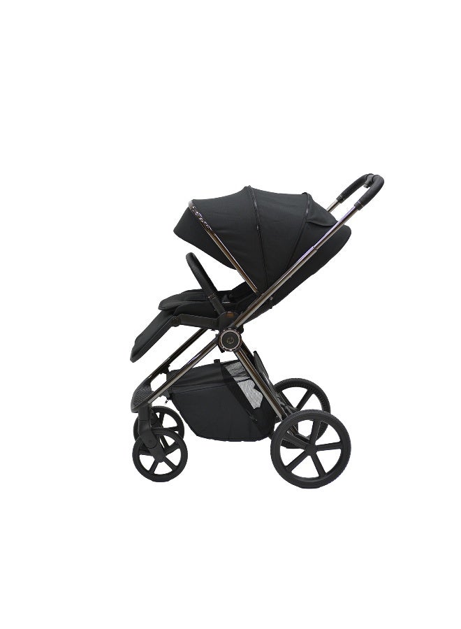 Chelino Bella III Black Stroller - Image 4