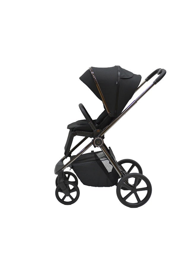 Chelino Bella III Black Stroller - Image 2