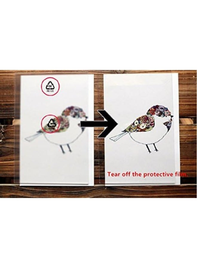 Leoyoubei 4x6 Double Sided Standing Picture Frames,4 Pack Vertical Photo Frames with Inserts and Base,2 Sided Table Menu Display Stand Frame for Display Restaurant Signs,Wedding Table Numbers (White) - Image 5