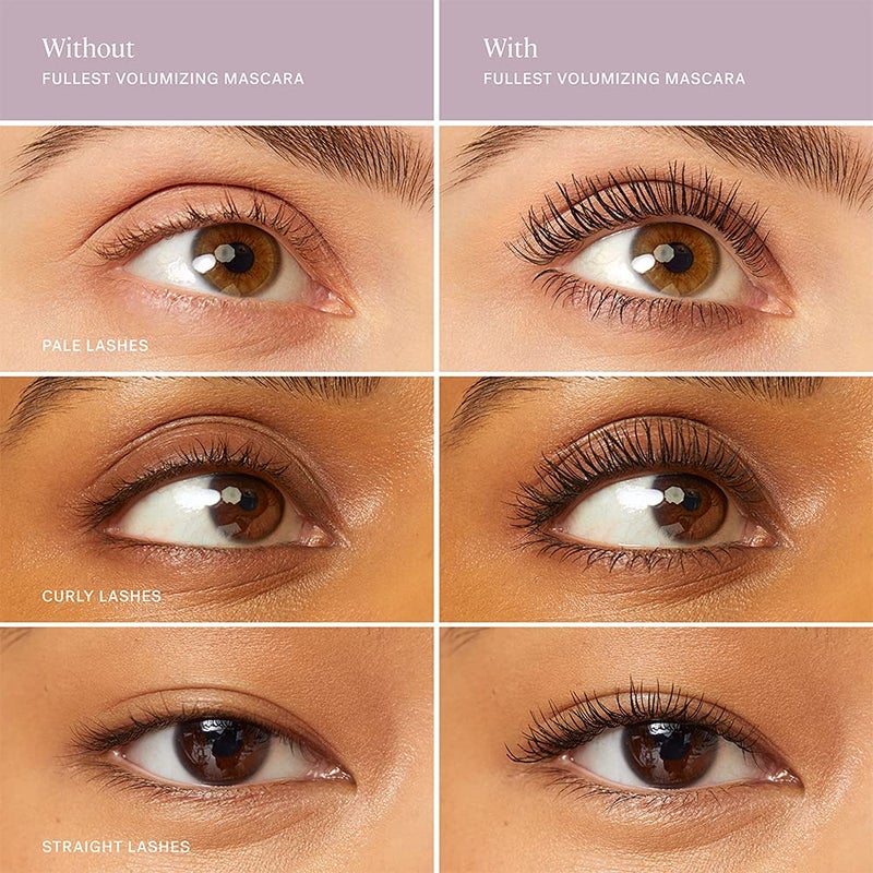 ILIA - Fullest Volumizing Mascara | Weightless, Buildable, Smudge + Flake-Free, Sensitive Eyes Safe | Full, Thick, Healthier Lashes | Non-Toxic, Vegan, Cruelty-Free (Full Size; 0.32 fl oz | 9.5 ml) - Image 3