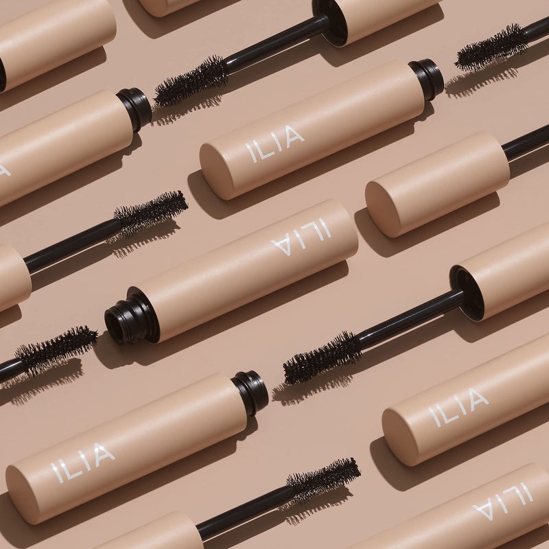 ILIA - Fullest Volumizing Mascara | Weightless, Buildable, Smudge + Flake-Free, Sensitive Eyes Safe | Full, Thick, Healthier Lashes | Non-Toxic, Vegan, Cruelty-Free (Full Size; 0.32 fl oz | 9.5 ml) - Image 4