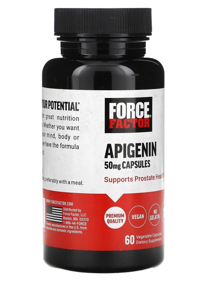 Force Factor Apigenin 50 mg 60 Vegetable Capsules - Image 2