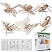 calary 3D Wooden Puzzle Simulation Animal Dinosaur Assembly DIY Model Toy for Kids and AdultsSet of 6 - Image 2