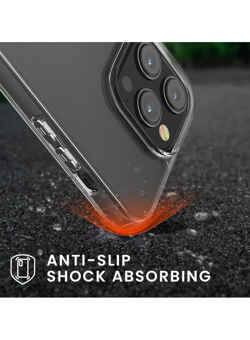 إلترازون ELTRAZONE 5-in-1 Clear Case Set Compatible with Apple iPhone 14 Pro Case - Incl. Screen and Camera Protectors - Transparent - Image 4