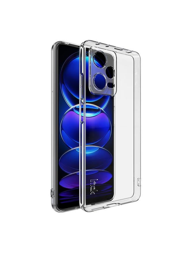 The Bros Case For Xiaomi Redmi Note 12 Pro+ 5G India IMAK UX-5 Series Transparent Shockproof TPU Protective Phone Case