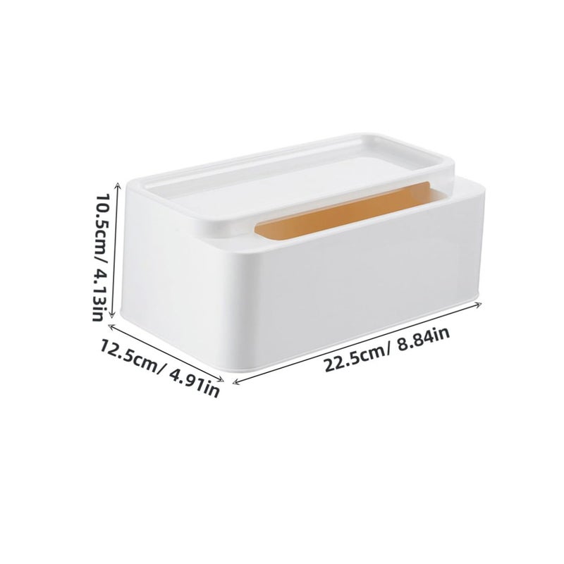 Creative Tissue Box Holder Simple Design Organizer for Living Room Bedroom Office - Image 3