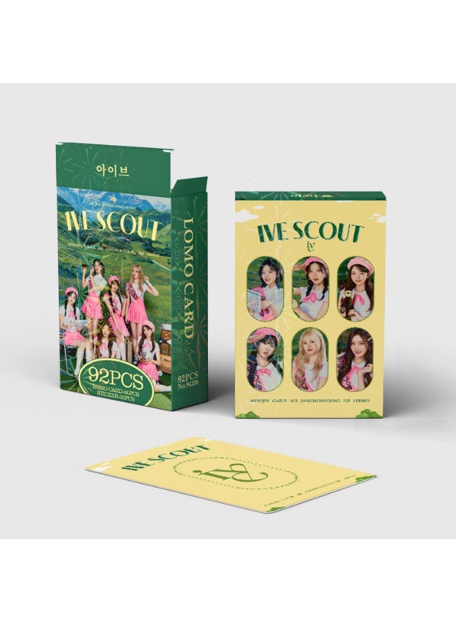 NIBEMINENT 92 Pcs Kpop IVE SCOUT Lomo Cards Card For Fans Collection Gifts - Image 2