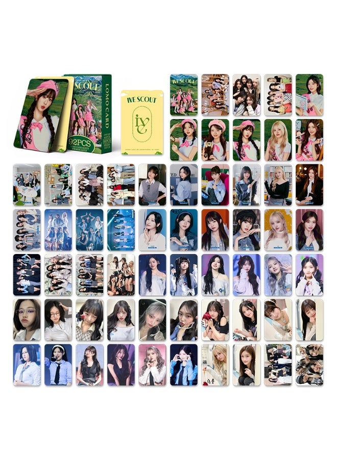 NIBEMINENT 92 Pcs Kpop IVE SCOUT Lomo Cards Card For Fans Collection Gifts - Image 3