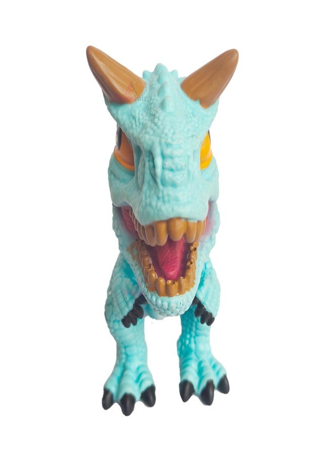 ROSEFAIR Dinosaur Figures Toys, Dinosaur Sound Playset Toy, Realistic Dinosaur Figurines for Boys, Girls, and Toddlers, Pack of 1 (Blue) - Image 3