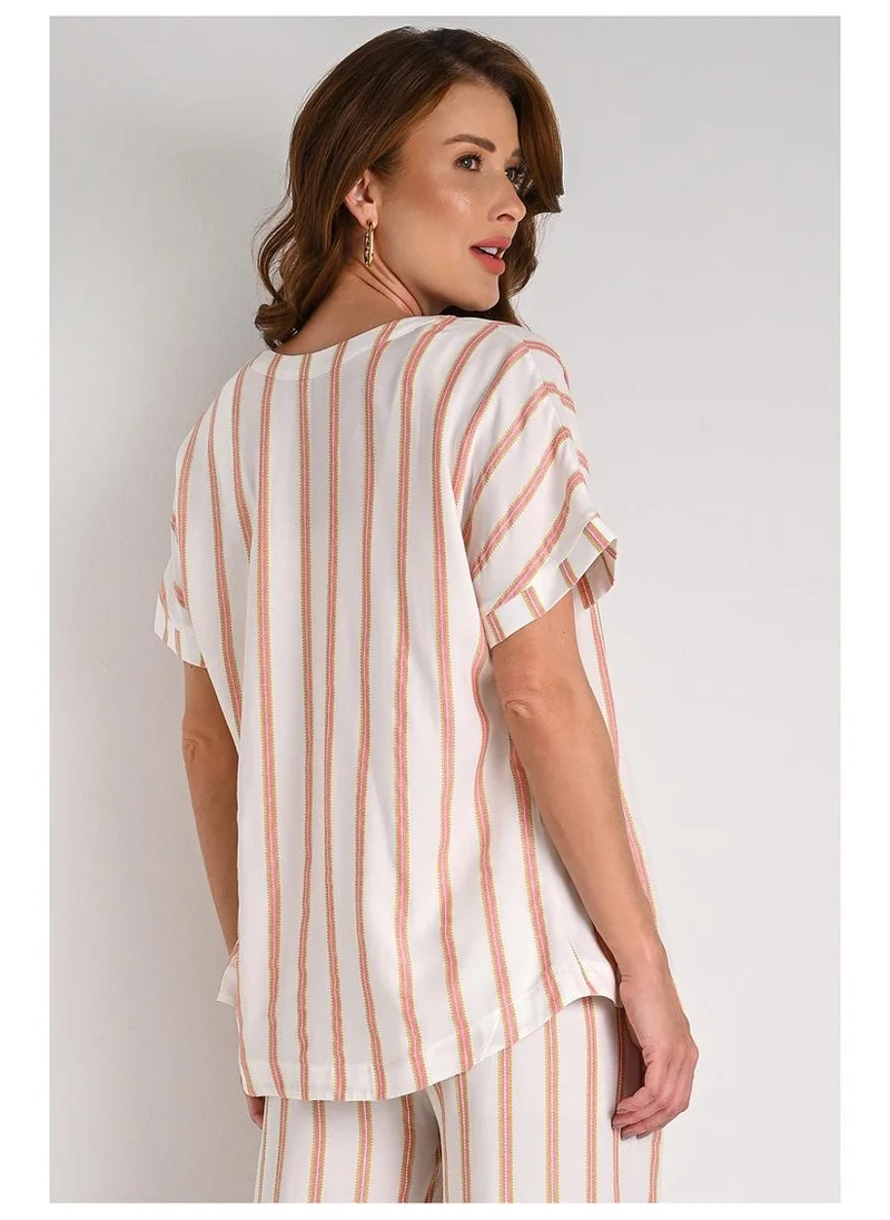 Carmen Steffens  Elongated Shirt with Rounded Hem for Women | Best Price UAE