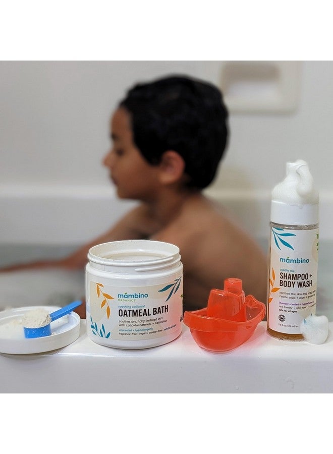 Mambino Organics Mambino Organics Baby & Kids Bath Set - Organic Colloidal Oatmeal Bath Soak, Happy Time Shampoo & Body Wash, Soothe Me Shampoo & Body Wash - Cruelty-Free & Vegan Bath Products - Image 2