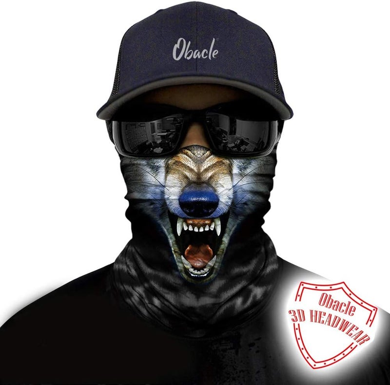 Obacle Animal Bandana Face Mask for Sun Dust Wind Protection for Men Women - Image 2