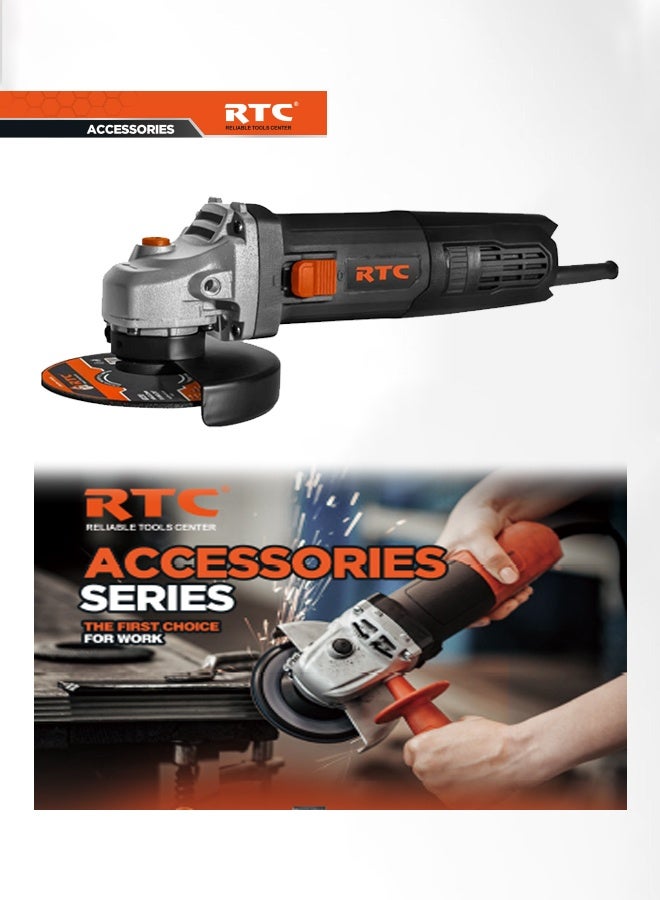 RTC 915 Angle Grinder 4.5 Inch (115mm) – 800W – Electric Grinder with 1-Year Warranty - Image 1