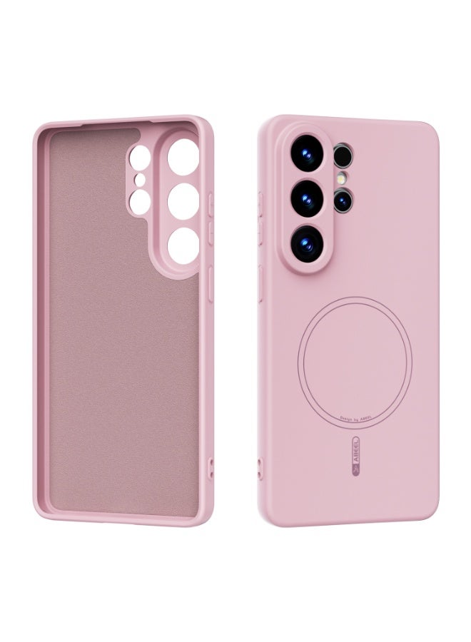 جراب متوافق مع هاتف سامسونج جالاكسي S26، جراب ناعم مغناطيسي من السيليكون السائل مضاد للسقوط يغطي الهاتف بالكامل - Image 2