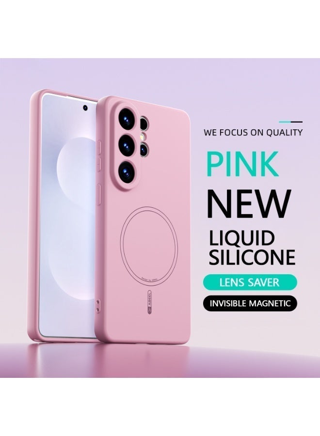 جراب متوافق مع هاتف سامسونج جالاكسي S26، جراب ناعم مغناطيسي من السيليكون السائل مضاد للسقوط يغطي الهاتف بالكامل - Image 1