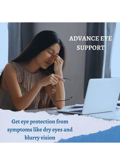 ANC Crystalix Eye Care Supplement To Improve Vision, Blue Light & Digital Guard (Lutein, Zeaxanthin)- 60 Capsules (Pack Of 1)  - Image 2