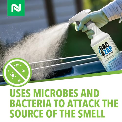 Nisus Bac-Azap Odor Eliminator, Ready-to-Use Bio-Sanitization Liquid, Neutralizes Organic Waste Odors, Safe for Plumbing, 1 Quart - Image 5
