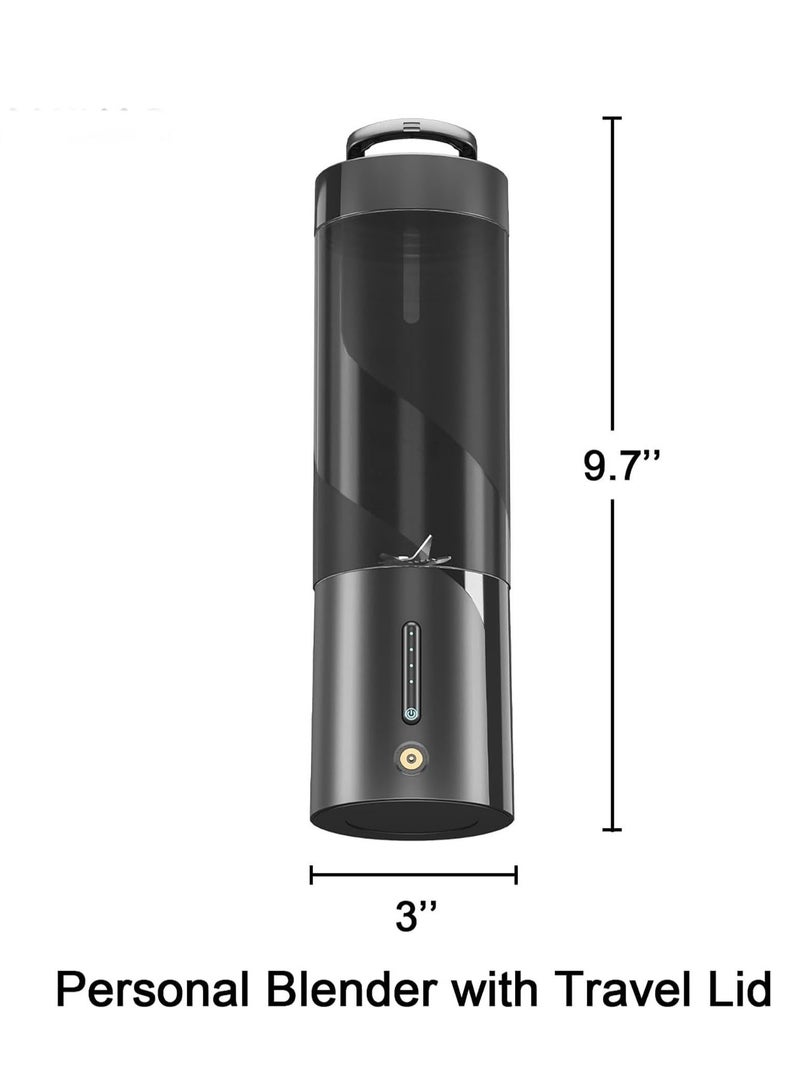 Flushrenic Portable Blender,Portable Mini Blender for Shakes and Smoothie,Cordless Blender, Personal Smoothie Blender,Durable Stainless Steel Blades for Powerful Blending Performance - Image 2