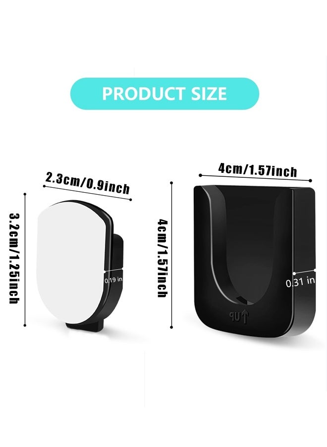 3 Piece Magnetic Remote Control Holder Wall Mount - Self Adhesive Suitable for Tv Backside as Well as Tv Fan and Air Conditioner Remote Controls - Image 2
