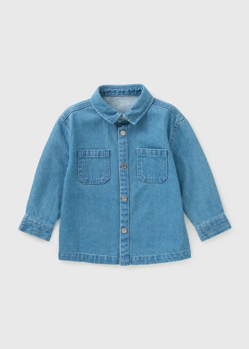 Matalan Boys Blue Denim Shacket
