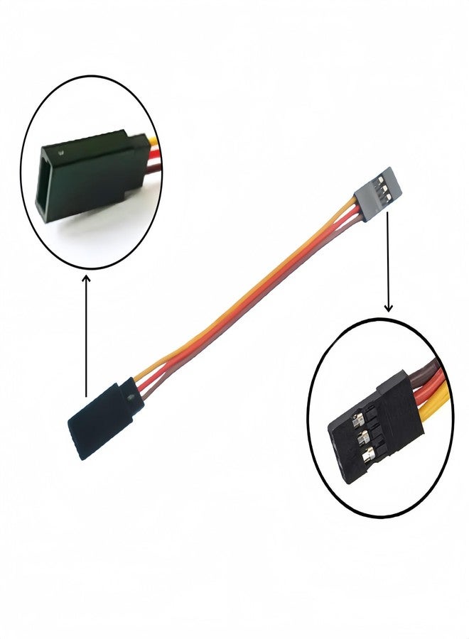 Cecicebb 3-Pin Servo Extension Cable,Wire Cord Female to Male Lead Wire Connector JR for RC Car Airplanes Remote Control 15 Pieces - Image 3