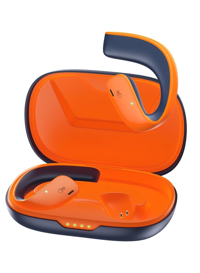 بلاك شارك سماعة أذن بلاك شارك T20 بتصميم لاسلكي مفتوح للأذن، وعمر بطارية طويل يصل إلى 35 ساعة، واتصال بلوتوث 5.3، ومقاومة للماء بمعيار IPX67 - ذهبي - Image 1