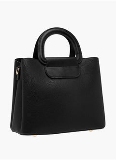 Flora Bella By Shoexpress Women Monogram Print Tote Bag with Handles and Detachable Strap  - Image 3