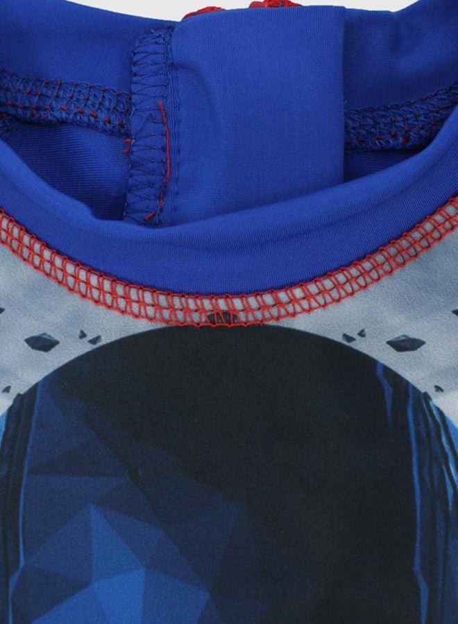 آي وير I.Wear كابتن أمريكا بدلة سباحة شاملة بأكمام قصيرة  - Image 3