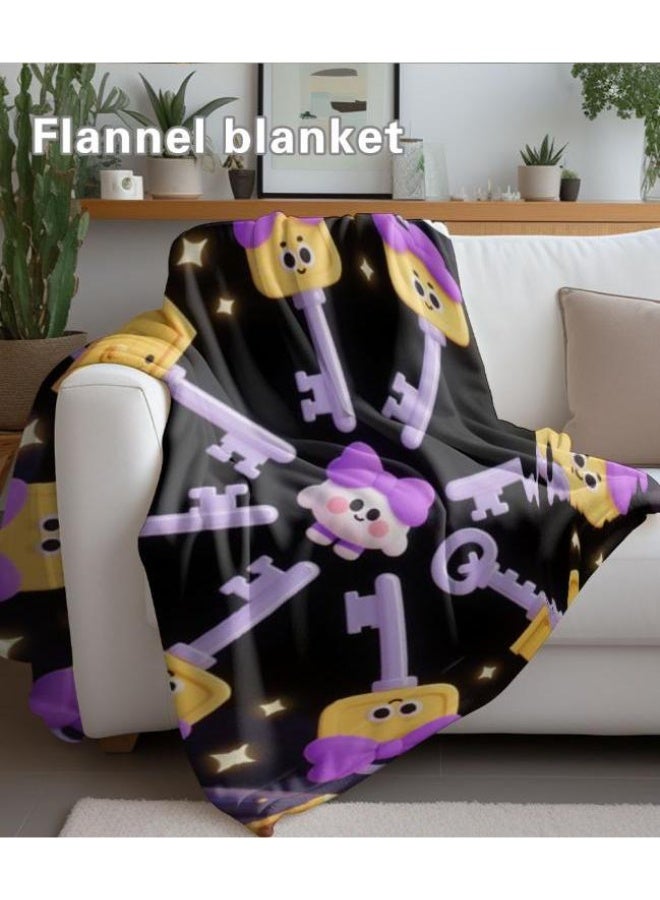 general Wisdom Fairy (latest) flannel thin blanket (warm and comfortable, suitable for sleep, game use, dust and sandproof) 150cm*200cm - 65 - Image 4