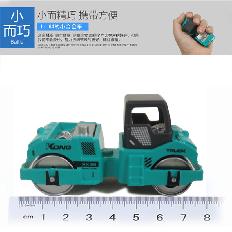 New 1:64 Alloy Engineering Car Color Boxed Car Model Toy Sliding Boy Gift Simulation Metal Car - Image 4