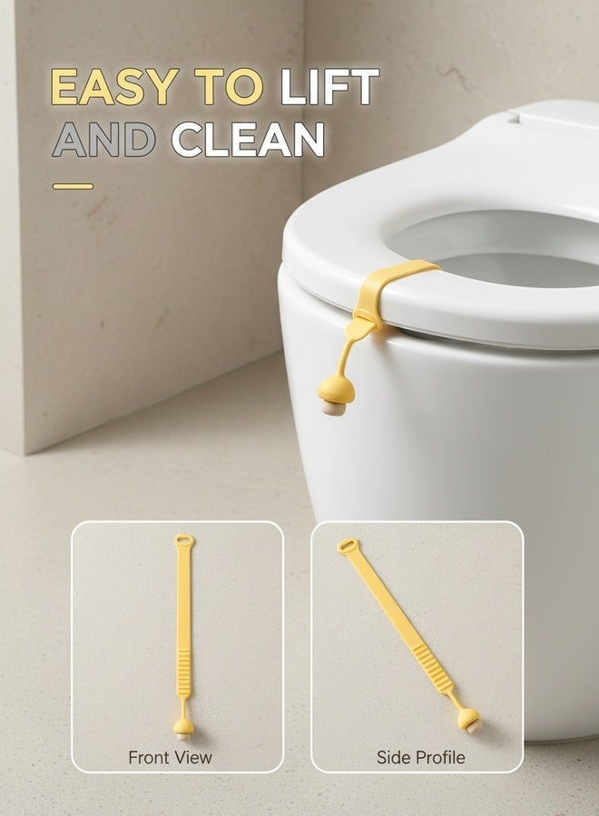 ecoco Toilet Lid Holder, Anti Hand Dirty, Child Anti Dirty Handle Toilet Handle Lid Remover - Image 3