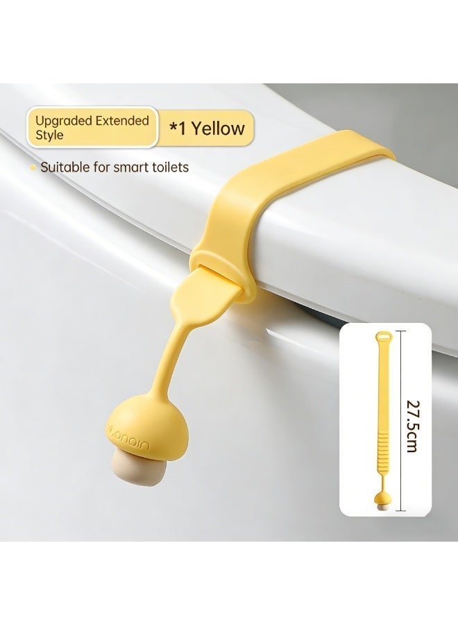 ecoco Toilet Lid Holder, Anti Hand Dirty, Child Anti Dirty Handle Toilet Handle Lid Remover - Image 1