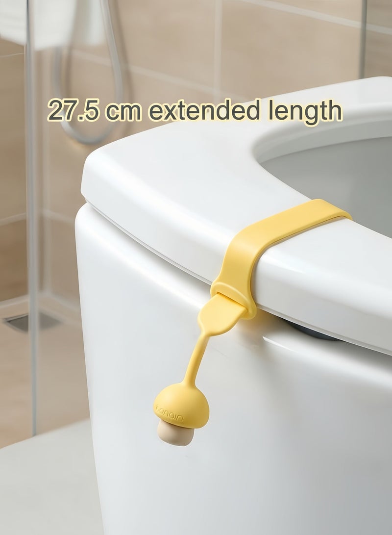 ecoco Toilet Lid Holder, Anti Hand Dirty, Child Anti Dirty Handle Toilet Handle Lid Remover - Image 2