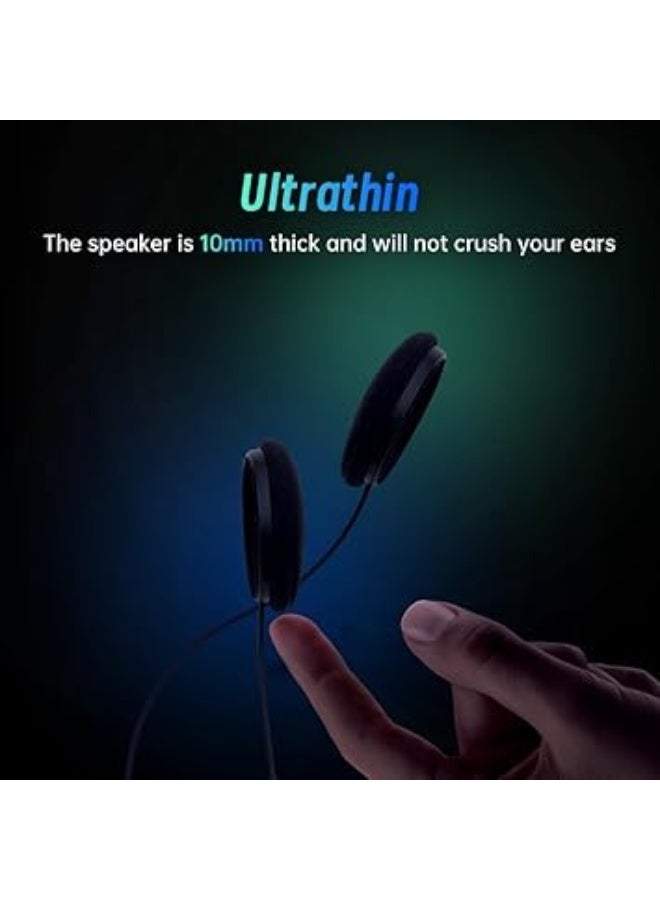 V10 Motorcycle Helmet Headset, , V5.3 Bluetooth Speakers with Music Sharing, Noise Cancellation Helmet Headphone with Strong Bass，IPX6 Waterproof Headphone - Image 2