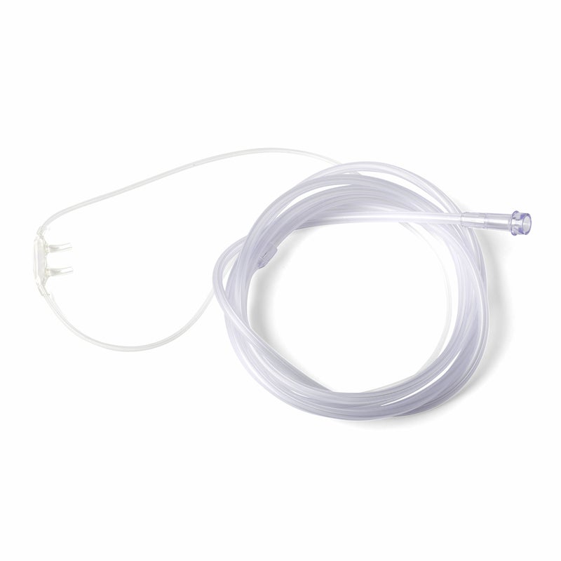 Medline Soft-Touch Nasal Oxygen Cannula, Standard Connector, 4-ft. Tubing Length, Adult Size, Pack of 50 - Image 2