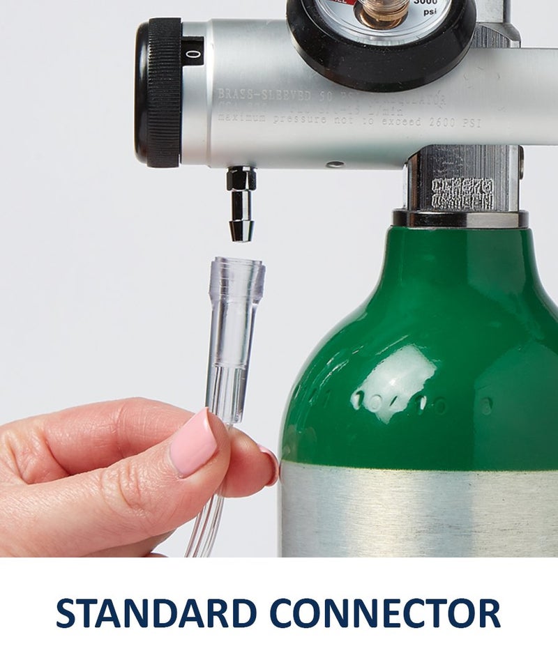 Medline Soft-Touch Nasal Oxygen Cannula, Standard Connector, 4-ft. Tubing Length, Adult Size, Pack of 50 - Image 5