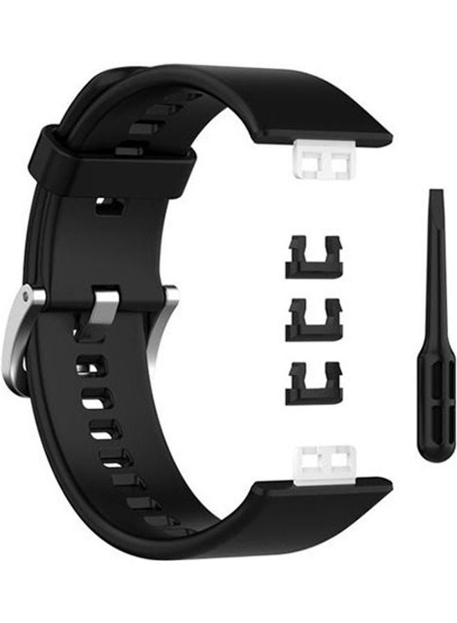 NIBEMINENT Wristband For Huawei Watch Fit Black - Image 1