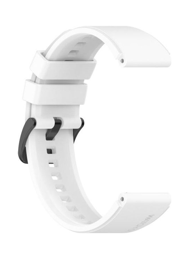 NIBEMINENT Silicone Replacement Strap For Huawei Watch GT2 Pro White - Image 3
