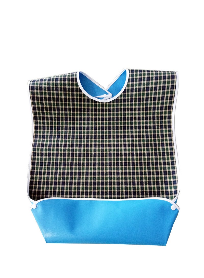 Adult Bibs, Adult Washable Waterproof Dining Mealtime Bib for Elderly Men Women 