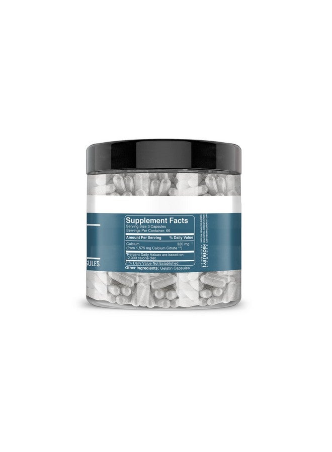 earthborn elements كالسيوم سترات إيرثبورن إليمنتس 200 كبسولة، نقي وغير مخفف، بدون إضافات - Image 2