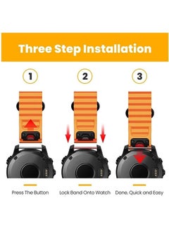 Dado Silicone Hole Wavy strap 22 mm Compatible with Garmin Fenix 7 | Fenix 6 | Fenix 5 | 6 Pro | 5 Plus | Approach S60  - Image 5