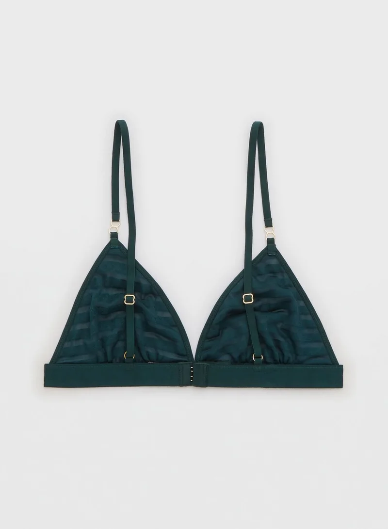Aerie Triangular Stripe Bralette