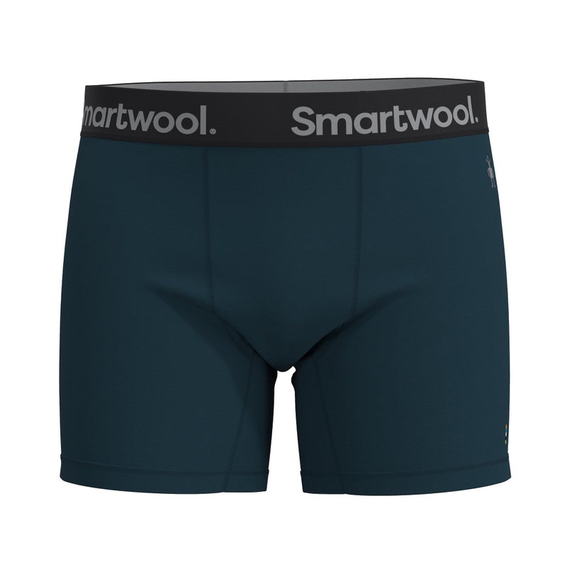 Smartwool Men's Active Boxer Brief Boxed, Breathable Merino Wool Boxer Briefs for Everyday - Twilight Blue - Large - Image 1