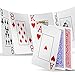 INTEGEAR Playing Cards 2 Decks Waterproof Plastic Poker Cards for Texas Holdem Poker Go Fish and More Card Games Jumbo Index 25 x 35 - Image 3