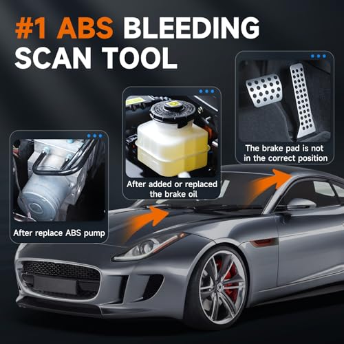 FOXWELL NT630 Plus OBD2 Scanner with ABS and SRS, 2025 ABS Auto Bleed Scan Tool Brake SRS Scanner Live Data, Car Code Reader Diagnostic Tool Bidirectional Scanner with SAS Oil Light - Image 5
