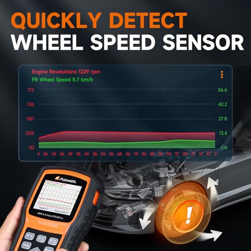 FOXWELL NT630 Plus OBD2 Scanner with ABS and SRS, 2025 ABS Auto Bleed Scan Tool Brake SRS Scanner Live Data, Car Code Reader Diagnostic Tool Bidirectional Scanner with SAS Oil Light - Image 4
