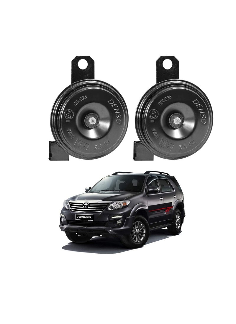 Denso 12V Electric Loud Horn Set High Performance Dual Tone Waterproof Durable Universal Fit for Cars Trucks and Motorcycles  - Image 3