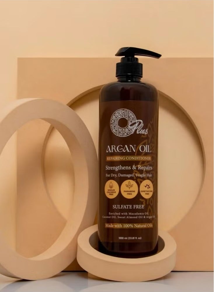 أوبلس OPlus بلسم شعر خال من الكبريتات سعة 1000 مل - مزيج الأرغان وإكليل الجبل والخزامى - Image 4